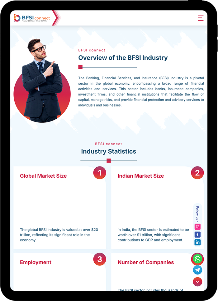 BFSI Connect Website Tablet Responsive 1